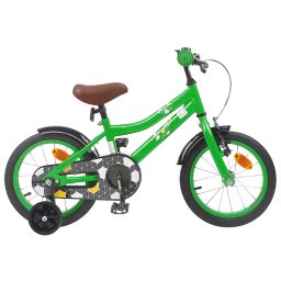 Bicicleta pentru Copii 16 Inci pentru 4-6 ani Verde GartenMobel Dekor