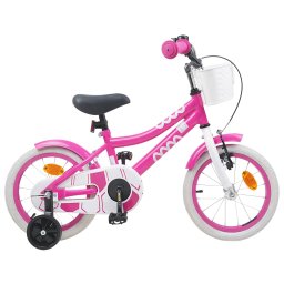 Bicicleta pentru Copii 12 Inci pentru 2-4 ani Roz GartenMobel Dekor