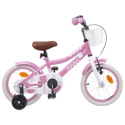 Bicicleta pentru Copii 12 Inci pentru 2-4 ani Roz deschis GartenMobel Dekor