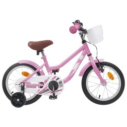 Bicicleta pentru Copii 12 Inci pentru 2-4 ani Roz deschis GartenMobel Dekor