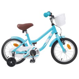 Bicicleta pentru Copii 12 Inci pentru 2-4 ani Albastru deschis GartenMobel Dekor