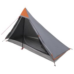 Cort de backpacking Gri si Portocalie 222 x 85 x 125 cm GartenMobel Dekor