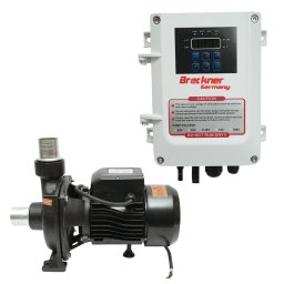 Pompa apa solara de suprafata 550W, 48V, 17 m3/h cu MPPT si senzor nivel