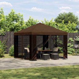 Foisor 3 x 3 m Maro Poliester si otel 190 gsm GartenMobel Dekor
