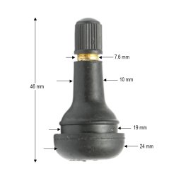 Valva roata tubeless TR415, 46 mm, pentru anvelope fara camera