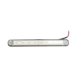 Lampa gabarit laterala LED alba slim 12-24V, 16 LED-uri, Breckner