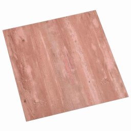 Placi de pardoseala autoadezive 30,5 x 30,5 cm 20 pcs PVC Rosu GartenMobel Dekor
