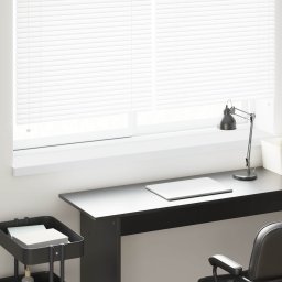 Prag de fereastra din PVC alb 160 x 20 x 4,5 cm, rezistent la apa