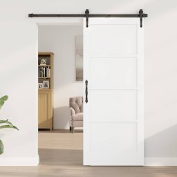 Usa de interior Alb 83 x 202 cm placaj GartenMobel Dekor