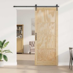 Usa de interior natural 83 x 232 cm placaj GartenMobel Dekor