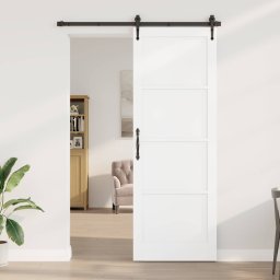 Usa de interior Alb 83 x 232 cm placaj GartenMobel Dekor