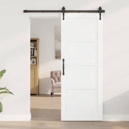 Usa de interior Alb 78 x 202 cm placaj GartenMobel Dekor