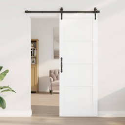 Usa de interior Alb 78 x 211 cm placaj GartenMobel Dekor
