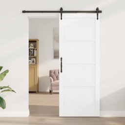 Usa de interior Alb 83 x 211 cm placaj GartenMobel Dekor