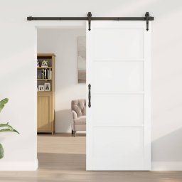 Usa de interior Alb 86 x 198,5 cm placaj GartenMobel Dekor