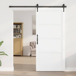 Usa de interior Alb 93 x 202 cm placaj GartenMobel Dekor
