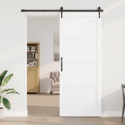 Usa de interior Alb 93 x 232 cm placaj GartenMobel Dekor