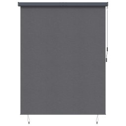Rulou textil Antracit 200 x 250 cm Tesatura si Aluminiu GartenMobel Dekor