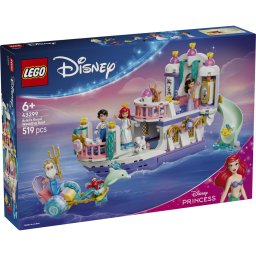 LEGO Disney Princess Barca Nuntii Regale a lui Ariel 43299, 519 piese