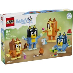 LEGO Bluey Familia lui Blue din caramizi 11217, 466 piese