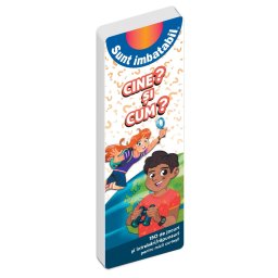 Joc educativ pentru copii Sunt imbatabil: Cine si Cum? cu 150 de intrebari