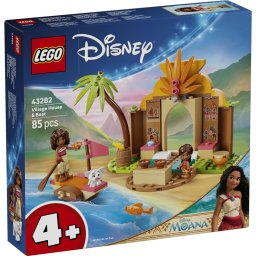LEGO Disney Moana Casa traditionala si barcuta 43282, 85 piese