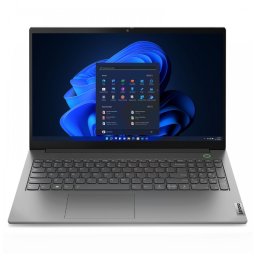 Laptop Nou Lenovo ThinkBook 15 G2 i3-1115G4, 8GB, 128GB NVME + 256GB SSD, WebCam, 15.6 inch FHD IPS, Mineral Grey + Windows 10 Pro NewTechnology Media