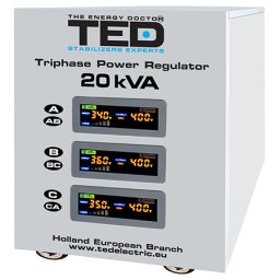 Stabilizator de tensiune trifazat cu servomotor 20 kVA TED Electric