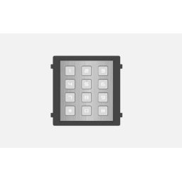 Modul tastatura videointerfon Hikvision DS-KD-KP/S cu cod PIN, IP65, IK07