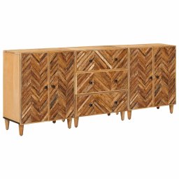 Dulapuri de depozitare 3 pcs Maro 60 x 33,5 x 75 cm GartenMobel Dekor