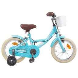 Bicicleta pentru Copii 12 Inci pentru 2-4 ani Albastru deschis GartenMobel Dekor