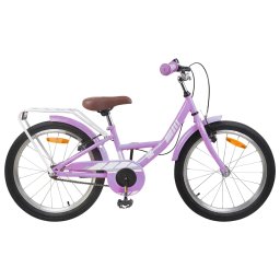 Bicicleta pentru Copii 18 Inci pentru 5-7 ani Violet GartenMobel Dekor