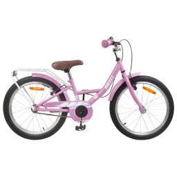 Bicicleta pentru Copii 18 Inci pentru 5-7 ani Roz deschis GartenMobel Dekor