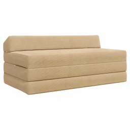 Canapea Pat Pliabila Gri Verde 120 x 60 x 49 cm Tesatura GartenMobel Dekor