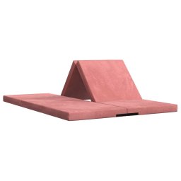 Canapea Pat Pliabila 140 x 67 x 45 cm Roz GartenMobel Dekor