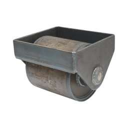 Rola de rulare pentru container basculabil 160x160 mm, suport sudabil, otel brut