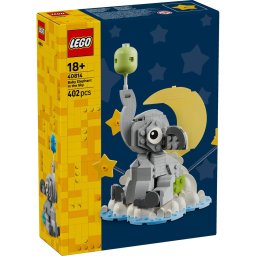LEGO Pui de Elefant pe Cer 40814, set decorativ construibil 402 piese