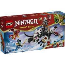 LEGO NINJAGO Zilvar si monstrul dragon Grimtak 71863, 232 piese