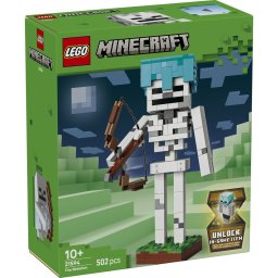 LEGO Minecraft Scheletul 21594, figurina de construit cu 502 piese