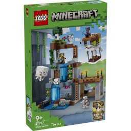 LEGO Minecraft Statia de mobi Ghast 21597, set de constructie 754 piese