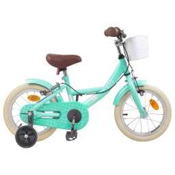 Bicicleta pentru Copii 14 Inci pentru 3-5 ani Verde Marii GartenMobel Dekor