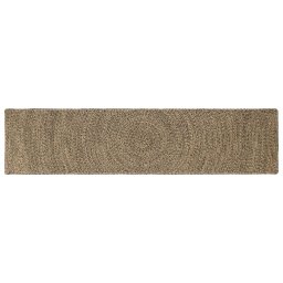 Covoare de zona Natural si Negru 60 x 250 cm Iuta GartenMobel Dekor