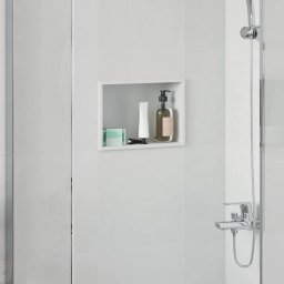 Nisa de Dus Alb 30 x 20 x 9,5 cm Oţel inoxidabil GartenMobel Dekor