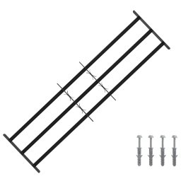 Grilaj de Securitate pentru Feronerie cu 3 Bare Incuiate 3 pcs GartenMobel Dekor