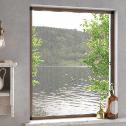 Plasa de insecte pentru feronerie Maro 110 x 130 cm GartenMobel Dekor