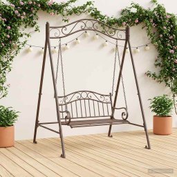 Cadru de Ca swings Maro Antic 113 x 121,5 x 168 cm Otel GartenMobel Dekor