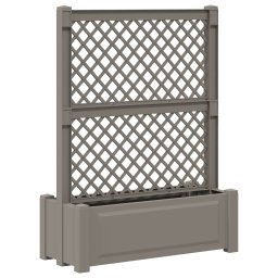 Ghiveci mare cu trellis Gri 99,5 x 43 x 133,5 PP GartenMobel Dekor