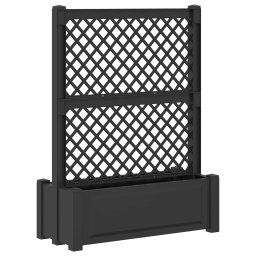 Ghiveci mare cu trellis Antracit 99,5 x 43 x 133,5 PP GartenMobel Dekor