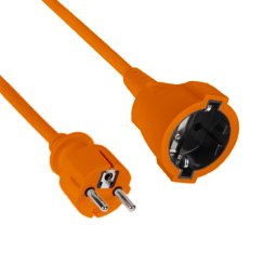 Prelungitor electric 20 m cu priza Schuko, 2300W, portocaliu