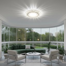 Spot LED ORBITA 5W rotund, bronz antichizat, lumina rece/calda